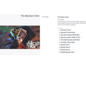 The Alleyman's Tarot - The Alley's Trove Package, Limited One-Time Release, NIB